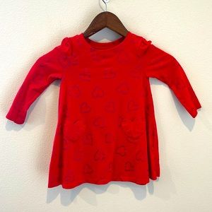 Cat and Jack valentine's heart dress size 3T